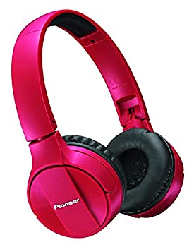 【中古】パイオニアBluetooth軽量on Earワイヤレスステレオヘッドフォン、ブラック(se-mj553bt-w) SE-MJ553BT-R