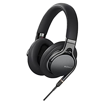 【中古】ソニー ヘッドホン MDR-1AM2 B : ハイレゾ 密閉型 折りたたみ式 ケーブル着脱式/バランス接続 Φ4.4ケーブル同梱 リモコン/マイク付 2018年 360