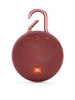 【中古】（人並み外れたに似つかわしい）JBL CLIP3 Bluetooth金棒引き IPX7雨合羽/パッシブラジエーター積み上げる/携帯型/カラビナ付 赤いこと JBLCLIP3RED