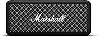 【中古】Marshall ワイヤレスポータブル防水スピーカー Emberton ブラック 連続再生20時間/IPX7防水仕様/小型/急速充電