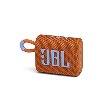 【中古】JBL GO3 Bluetooth金棒引き USB C申し受ける/IP67防塵雨合羽/パッシブラジエーター積み上げる/携帯型/2020年模範例 オレンジ色 JBLGO3ORG