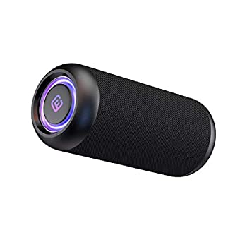 【中古】40s スピーカー Bluetooth 5.0 防水 ブルートゥーススピーカー 重低音 大音量 ステレオ 長時間 防塵 LED 光る ワイヤレス ポータブル ゲーミング