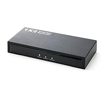 【中古】サンワダイレクト HDMI分配器 HDMIスプリッター 1入力 2出力 3D フルハイビジョン 対応 400-VGA003｜IINEX