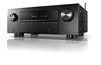 【中古】Denon AVレシーバー 7.2ch Dolby Atmos/DTS:X/4K HDR/HEOS/Airplay2対応 ミドルクラス ブラック AVR-X2500H-K|IINEX
