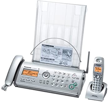 【中古】パナソニック おたっくす デジタルコードレスFAX 子機1台付き添い人 しろがね色 KX-PW503DL-S