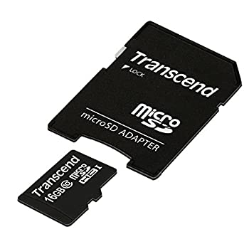 【中古】旧真似形 Transcend microSDHC歌留多 16GB Class10 TS16GUSDHC10 TV・オーディオ・カメラ-SDメモリーカード