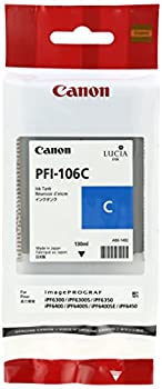 【中古】Canon 純正インクタンク シアン PFI-106C 6622B001