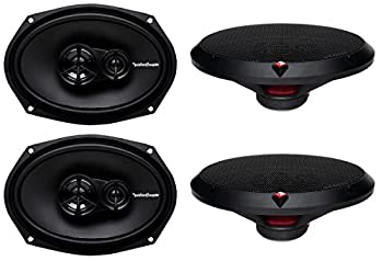 【中古】4) New Rockford Fosgate R169X3 6x9 260W 3 Way Car Coaxial Speakers Audio Stereo by Rockford Fosgate