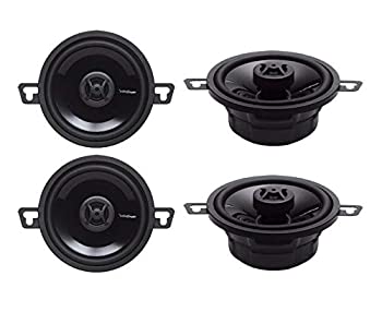 【中古】4) ROCKFORD FOSGATE Punch P132 160W 3.5インチ 2ウェイフルレンジカーオーディオスピーカー。