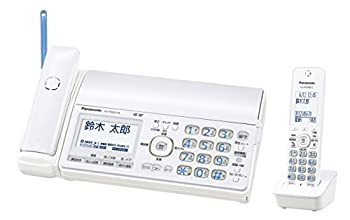 【中古】パナソニック おたっくす デジタルコードレスFAX 子機1台付き 1.9GHz DECT準拠方式 ホワイト KX-PD552DL-W｜IINEX