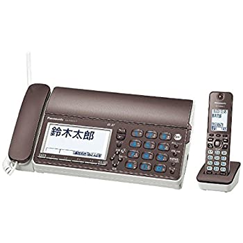 【中古】パナソニック デジタルコードレス普通紙ファクス 子機1台付き KX-PZ610DL-T (ブラウン)|IINEX