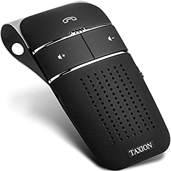 【中古】車載 ハンズフリー スピーカー 業務用対応 Bluetooth 5.0 日本語アナウンス プロ仕様 「TAXION」 ワイヤレス スピーカー 内蔵 エアコン吹き出し