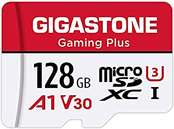 【中古】Gigastone マイクロsdカード 128GB Nintendo Switch SDカード動作確認済 転送速度100MB/S 高速 MicroSD 128GB Full HD & 4K UHD動画, UHS-I A1 U