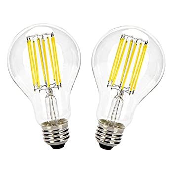 【中古】【非常に良い】LEDフィラメント電球 白熱電球100W相当 E26口金エジソン電球 11W昼白色A70 5000k 1500lm 調光対応 クリア 高輝度 広配光(2個入) 5,909円