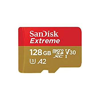 【中古】（非常に良い）microSDXC 128GB SanDisk サンディスク Extreme UHS-1 U3 V30 4K Ultra HD A2対応｜IINEX