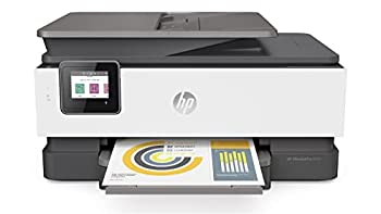 【中古】HP 印刷工 A4インクジェット練りあわせる機 HP OfficeJet Pro 8020 身寄り用 商行為用 自動小銃両面刷り上げる相応う FAX ADF 無線電話ローカルエリアネットワーク Wi-Fi 独立独行インキ 全色絵の具