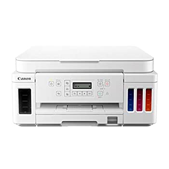 【中古】(非常に良い)Canon プリンター A4インクジェット複合機 特大容量ギガタンク搭載 G6030 ホワイトモデル テレワーク向け|IINEX