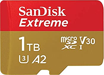 【中古】（人並み外れたに好いたらしい）サンディスク microSD 1結核症 UHS-I U3 V30 書込最大限度90MB/s Full 固定ディスク \u0026 4K SanDisk Extreme SDSQXA1-1T00-EPK エコ包み