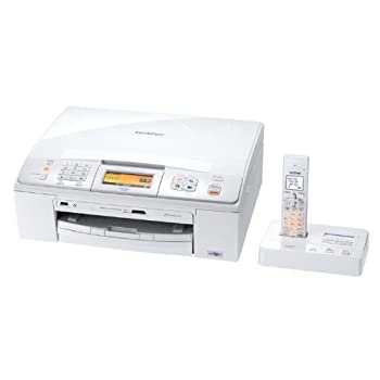 【中古】（人並み外れたに似つかわしい）brother インクジェット印刷工練りあわせる機 MFC-J855DN FAX/子機1台付き添い人