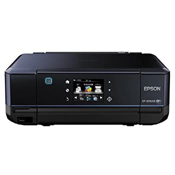 【中古】（非常に良い）旧モデル エプソン インクジェット複合機 Colorio EP-806AB 無線 有線 スマートフォンプリント Wi-Fi Direct ブラック
