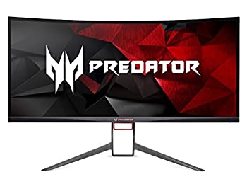 【中古】Acer Predator Gaming X34 Pbmiphzx Curved 34\" UltraWide QHD Monitor with NVIDIA G-SYNC Technology (Display Port \u0026 HDMI Port)"