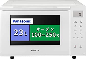 【中古】（非常に良い）パナソニック オーブンレンジ 23L コンパクトモデル フラットテーブル 遠赤ヒーター 蒸気センサー ホワイト NE-FS300-W