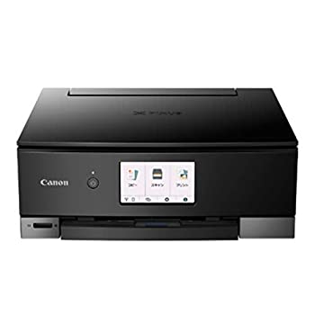 【中古】（非常に良い）Canon プリンター A4インクジェット複合機 PIXUS TS8430 ブラック 2020年モデル テレワーク向け 普通