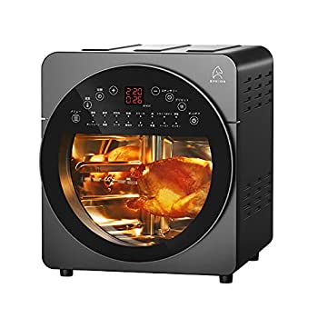 【中古】（非常に良い）エペイオス(Epeios) エアーオーブン ノンフライオーブン 一台六役 最大44.04％カロリーカット 360°空気循環技術 油なし 14L 大容量 家庭用 LED