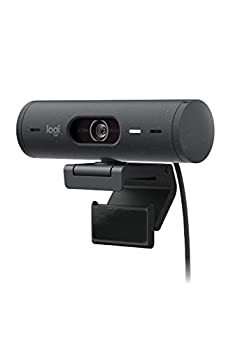 【中古】（非常に良い）ロジクール Webカメラ フルHD 1080P オートフォーカス 自動光補正 ノイズリダクション マイク 広視野角 90度 プライバシーシャッター Brio 500 C