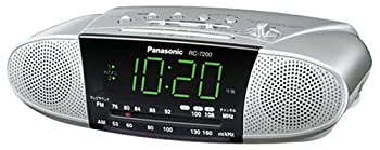 【中古】パナソニック FM/AM クロックラジオ RC-7200-S