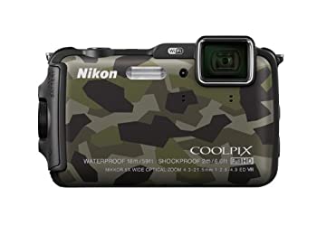 【中古】（人並み外れたに好いたらしい）Nikon デジタル写真器 AW120 雨合羽 1600万絵素 化けの皮 AW120GR