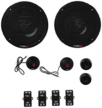 【中古】（非常に良い）CERWIN VEGA H765C 6.5インチ 50W RMS / 400W MAX 2ウェイコンポーネントスピーカーセット