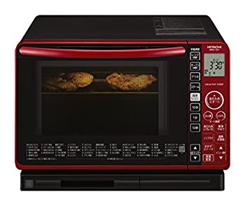 【中古】（非常に良い）日立 スチームオーブンレンジ 22L 過熱水蒸気 ヘルシーメニュー フラット庫内 お手入れ簡単 MRO-TS7 R