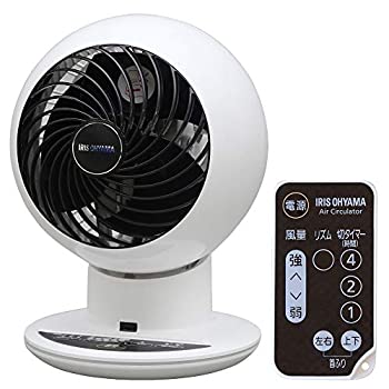 【中古】【非常に良い】アイリスオーヤマ サーキュレーター アイ 静音 上下左右首振り 18畳 パワフル送風 リモコン付き PCF-SC15T ホワイト/ブラック