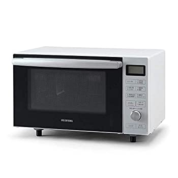 【中古】（非常に良い）アイリスオーヤマ 過熱水蒸気 オーブンレンジ スチーム調理 18L カップ式 フラットテーブル ヘルツフリー 全国対応 レンジ~600W オーブン~200℃