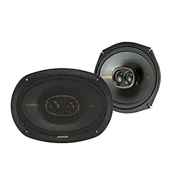 【中古】（非常に良い）Kicker 47KSC69304 KSシリーズ 自動車用カーオーディオ 6x9インチ 150ワットと4オーム 3ウェイ トライキシャル フルレンジ スピーカー 薄型マウ