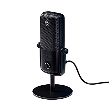 【中古】（非常に良い）Elgato Wave:3 - プレミアムUSBコンデンサーマイク, 「ブラック」黒 配信、ポッドキャスト、ゲーミング、およびホームオフィス適用, のミキサー｜IINEX