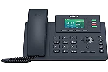 【中古】（非常に良い）Yealink T33G IP電話 4 VoIPアカウント2.4インチカラーディスプレイ デュアルポートギガビットイーサネット802.3af PoE電源アダプターは含まれま