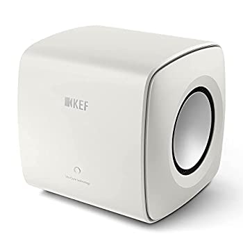 【中古】KEF KC62 サブウーファー / 1,000ワット / 位置付けDアンプリファイアー積み上げる / 6.5inフォースキャンセリングドライブユニット / 白いこと white