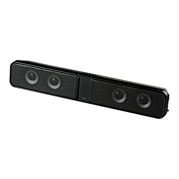 【中古】サンワサプライ 液晶テレビ受像機・マイコン用サウンドバースピーカー MM-SPSBA2N2 黒いこと
