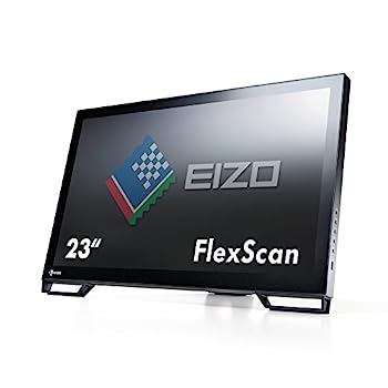 【中古】【非常に良い】EIZO FlexScan 23型タッチパネル装着カラー液晶モニター 1920x1080 DVI-D DisplayPort D-sub ブラック FlexScan T2381W-BK