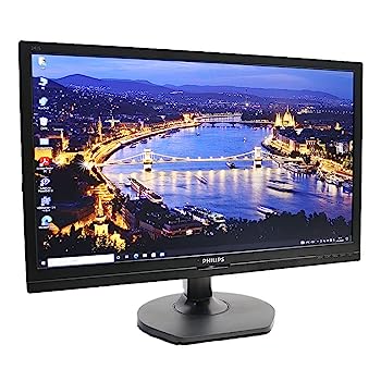 【中古】（人並み外れたに似つかわしい）Philips 23.8型広々とした液晶見せびらかす 黒いこと 5 241S6QHAB/11
