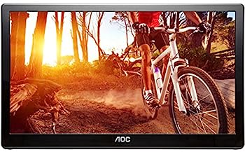 【中古】(非常に良い)AOC 15.6インチ USB接続 モニター ( 1366 x 768 / TN / 8ms ) E1659FWU-GP4R|IINEX