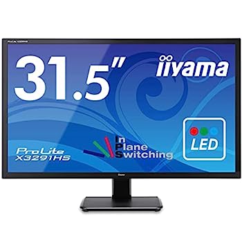 【中古】（非常に良い）iiyama モニター ディスプレイ X3291HS-B1 (31.5インチ/フルHD/AH-IPS/HDMI,D-sub,DVI-D/3年)