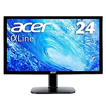 【中古】Acer モニター ディスプレイ AlphaLine 24インチ KA240Hbmidx フルHD TN HDMI DVI D-Sub スピーカー内蔵 ブルーライト軽減 VESA対応