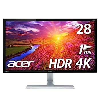 【中古】【非常に良い】PS4 pro対応 Acer ゲーミングモニター 4K HDR ディスプレイ RT280KAbmiipx (28インチ/TN/非光沢/3840x2160/4K/16:9/1ms/HDR10/HDMI