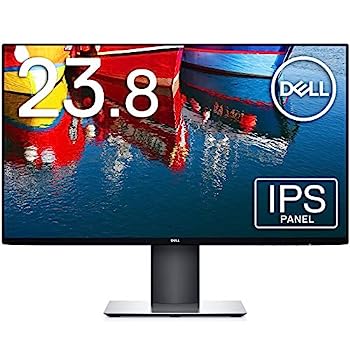 【中古】Dell U2419H 23.8in 管する (3/盛りだくさん固定ディスク/IPS非光輝/DP,HDMI/縦横回転させる,高さ自然調整/Rec.709 99%)