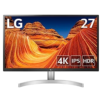 【中古】LG 管する 見せびらかす 27UL500-W 27in/4K/HDR(標準尺度明快さ:300シーディー/)/IPS非光輝/HDMI×2、DisplayPort/FreeSync/青味ともし火切り詰め