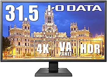【中古】（非常に良い）IODATA LCD-M4K321XVB 31.5型 / 3840×2160 / HDMI、DisplayPort/ブラック/スピーカー:あり / 「5年」広視野角パネル