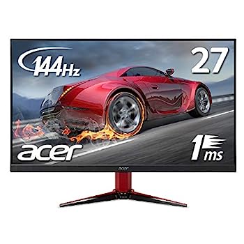 【中古】【非常に良い】Acerゲーミングモニター VG271Pbmiipx 27インチ IPS 非光沢 1920x1080 フルHD 144Hz 400cd 1ms(VRB) Free-Sync HDMI Display